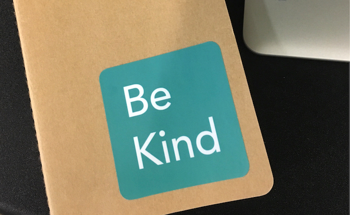 be kind sticker